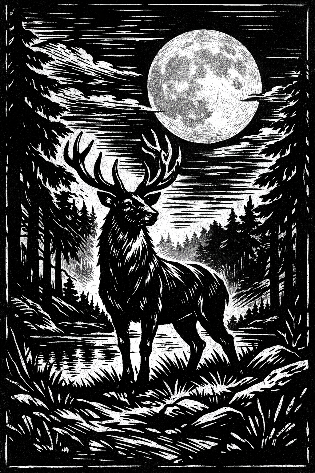 Premium AI Generated Wall Art Print